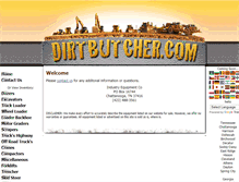 Tablet Screenshot of dirtbutcher.com